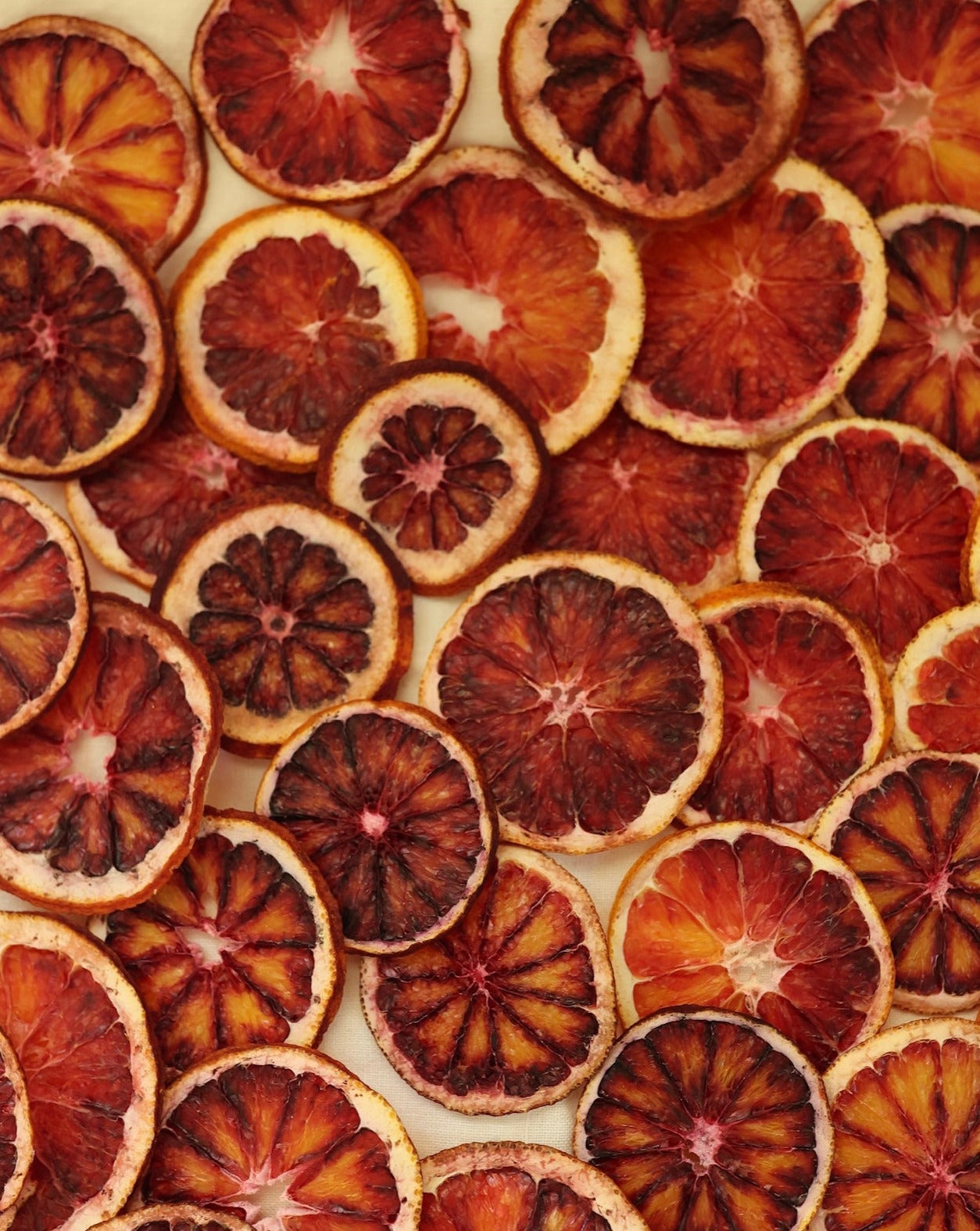 Organic Dried blood orange slices