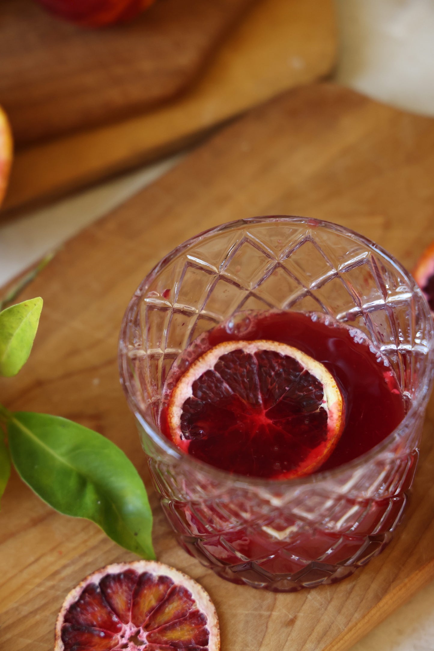 Organic Dried blood orange slices